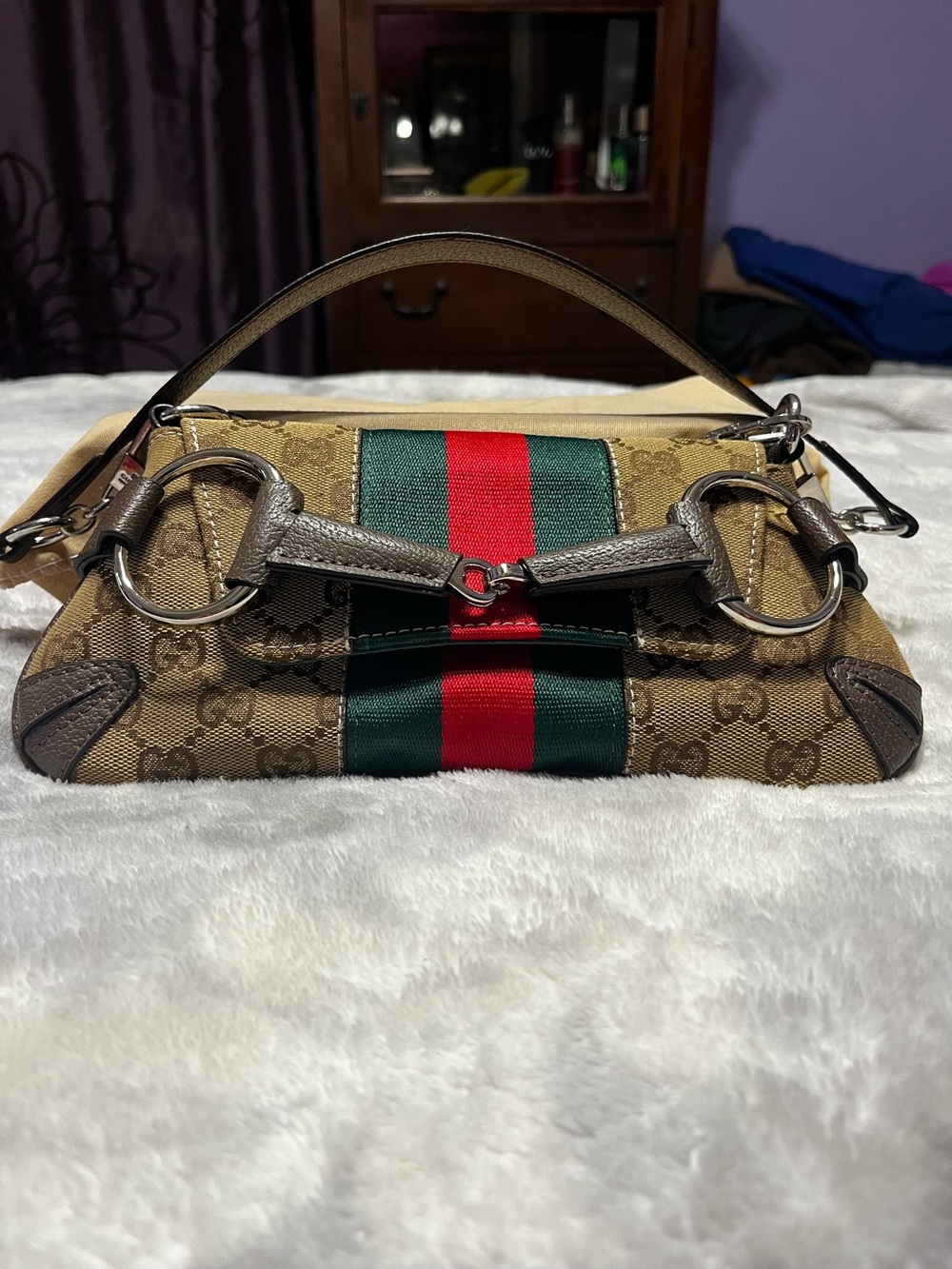 Double G Designer Horsebit Chain Small Shoulder Bag